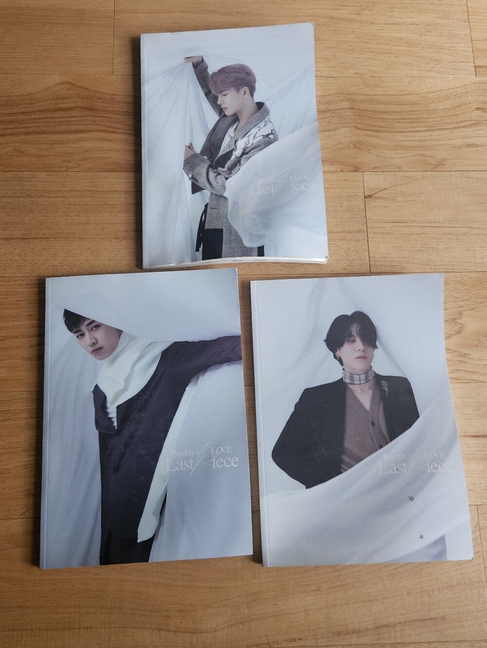 K-Pop Photobook Set - Soft White & Cream Covers Set Of 3